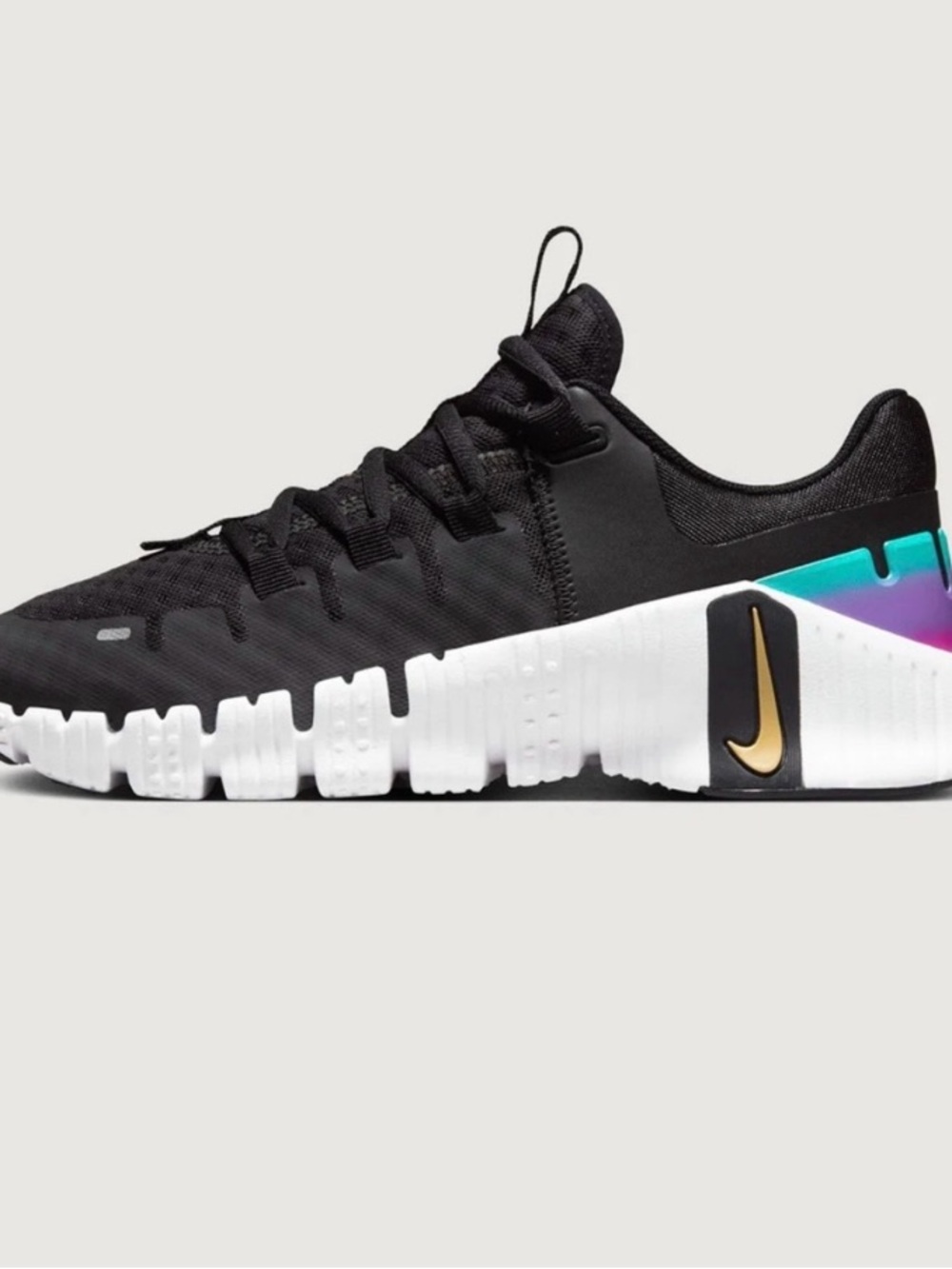 Women’s Nike Free Metcon 5 Black Fireberry Gold